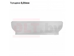 Лезвие для шпателя DLT Finish SILVER, толщина 0,35мм, 30см, арт.0750