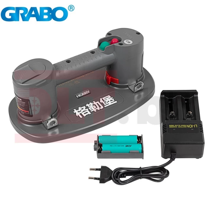 Электрическая присоска GRABO H V2 с АВТО подкачкой, для гладкой и рельефной поверхности, арт.1362